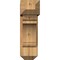 Ekena Millwork Olympic Craftsman Rough Sawn Bracket w/ Offset Brace, Western Red Cedar, 8"W x 22"D x 26"H BKT0806X22X26OLY04RWR - alternate 4